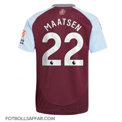 Aston Villa Ian Maatsen #22 Hemmatröja 2024-25 Kortärmad Aston Villa Ian Maatsen #22 Hemmatröja 2024-25 Kortärmad